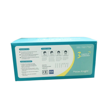 Disposable Nonwoven Earloop 3ply Face Mask