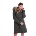 Fur coat fur collar parka