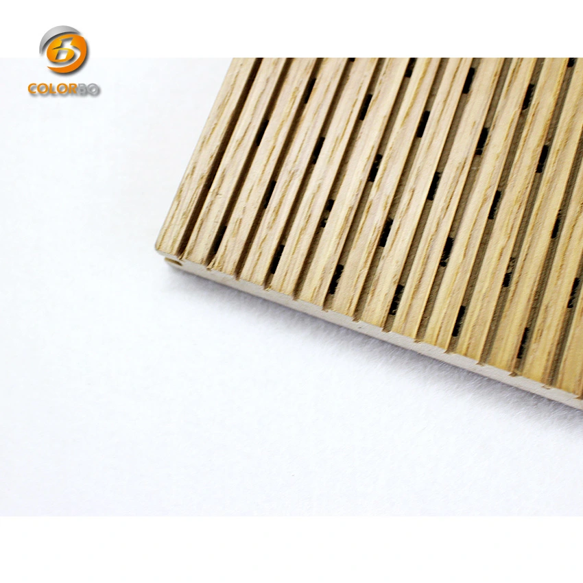 Center to Center 8mm Wood Timber Grooved Acoustic Panel