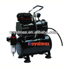 royalmax TC-80T Double switch Mini aircompressor. 3L air tank