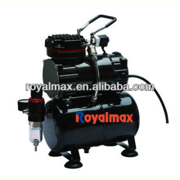 royalmax TC-80T Double switch Mini aircompressor. 3L air tank