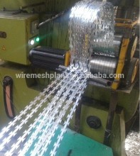 hot popular razor barbed wire mesh machine (nine strip)
