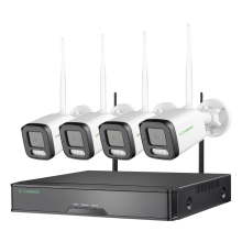 GW-TFD-M5X-K4: 5MP IP67 Outdoor WiFi Camera System with Wireless NVR Kit and Face Detection