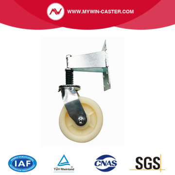 Loading door casters injection PP Round Tread Heavy duty door wheels