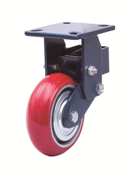 Cross spring Shock absorbing Movable Immovable Caster