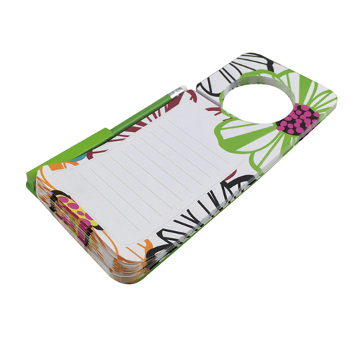 Recycled Werbe-Memo Notizblock mit Stift