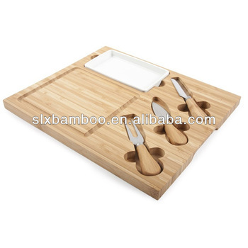 natural color bamboo cheese chopping board cheap