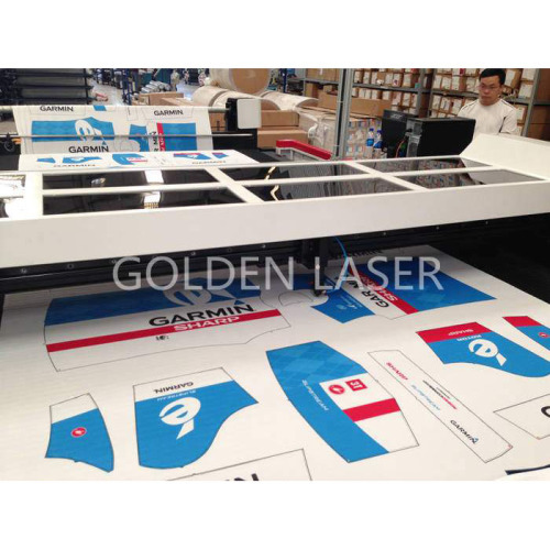 Sublimated Fabrics Laser Cutter with Auto Feeder