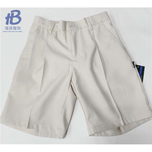 Shorts de ropa escolar tejida