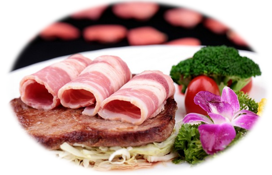 Transglutaminase für Speck Transglutaminase for bacon