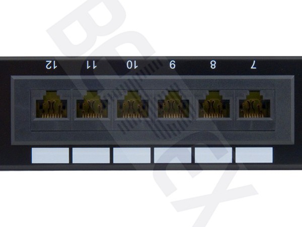 19" Fiber Optic RJ 45 Cat5e Network Patch panel