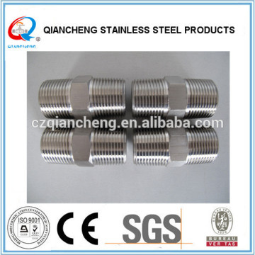 High quality stainless steel reducing hex pipe nipple