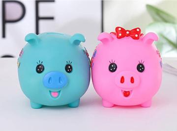 Pretty Mini Pig Shape Children Piggy Bank