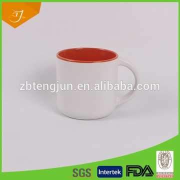 New Design Red Color Ceramic Mugs For Promotional, mug colour inside