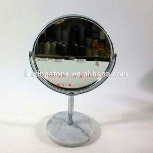 stone desktop mirror /makeup mirror /Makeup Table Mirror