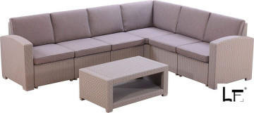 Specific Use compact rattan balcony sofa
