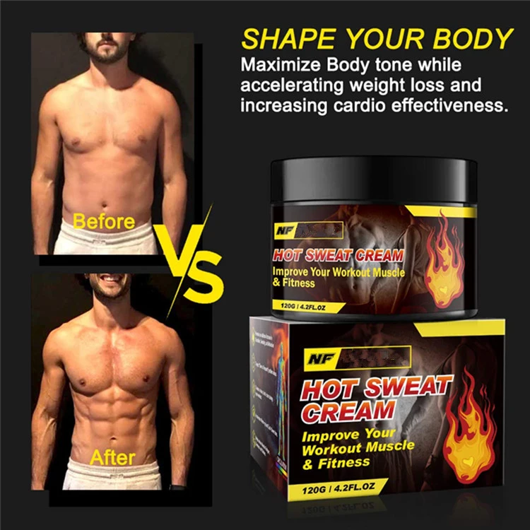 Custom Natural Workout Hot Sweat Enhancer Cream Slimming Gel for Women and Men