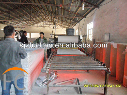 PVC laminating machine for plaster board