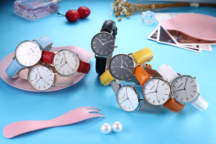 High quality luxury japan movt stainless steel back lady women quartz hand wrist watch for girl