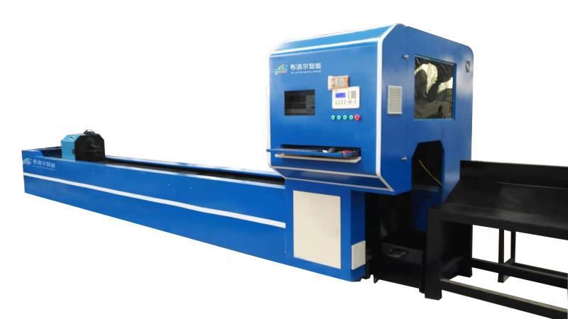 Metal tube pipe fiber laser cutting machine