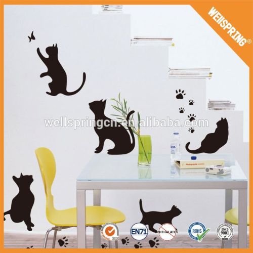 Removable home decor love cat tree wall sticker