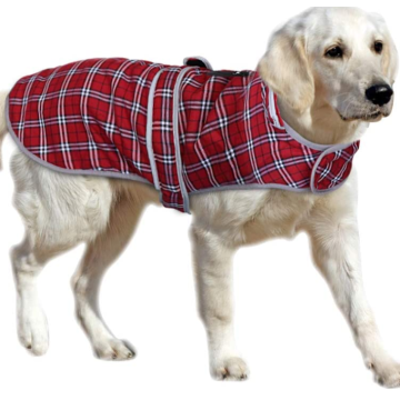 British Plaid Dog Coats for Medium Large Dogs