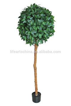 hot sale artificial tree 150cm bay leaf ball tree topiary for indoor or outdoor