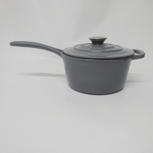 Cast-iron Saucepan with Long Handle