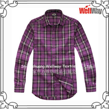 100 cotton new men check design shirt