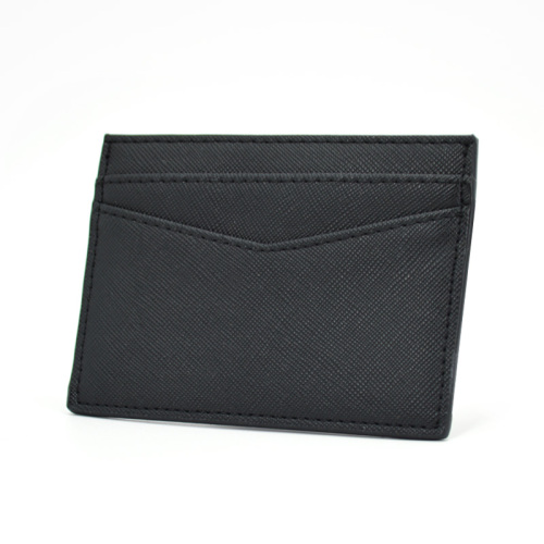 New Arrive Pu Saffiano Leather ID Card Holder