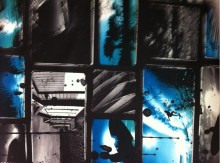 Polyester microfiber fabric printed, board short fabric