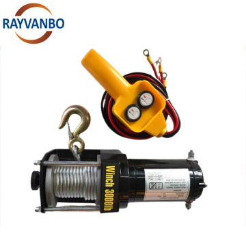 High-Power DC 12V/24V Car Electric Winches: 9,000lbs to 20,000lbs Capacity for Off-Road Applications