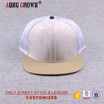 mesh snapback cap hat/boy mesh snapback