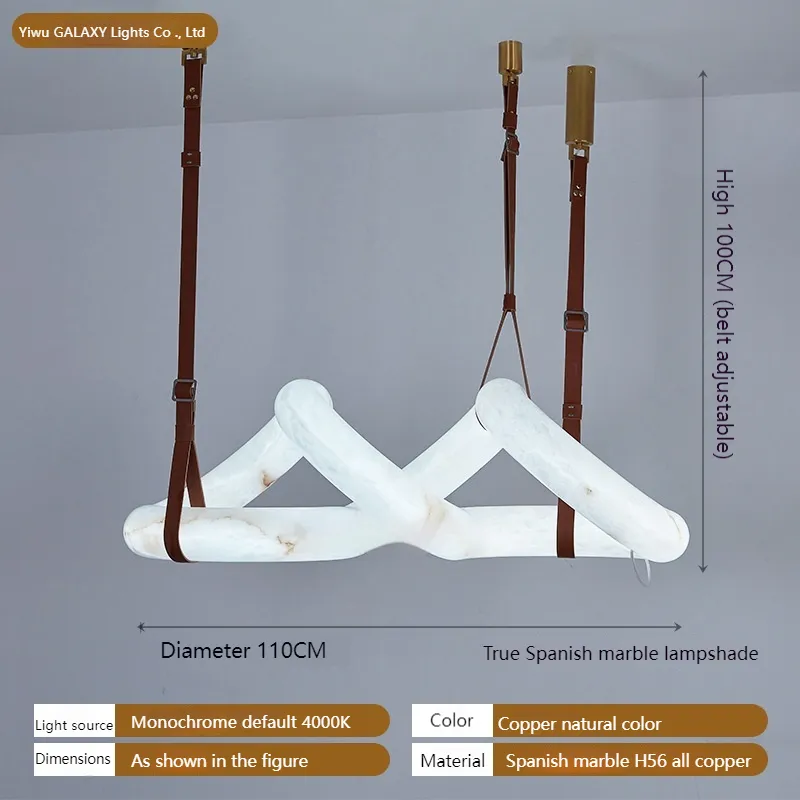 Unique and Modern Spanish Marble Pendant Light Design