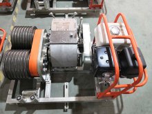 Dual Bull Wheel Gasoline Engine Cable Puller Winch