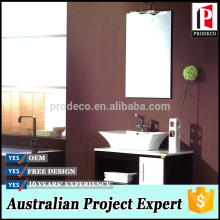 simple designs bathroom vanity set with mirror and bath tub