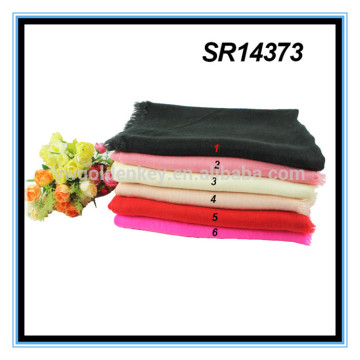 Factory New arrival imitation pashmina cashmere scarf plain pashmina scarf hot sell soft warm wrap wool stole shawl scarf