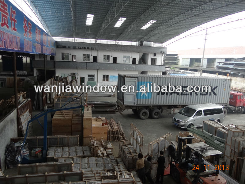 wanjia factory wholesale curved sliding window