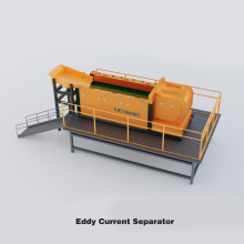 Eddy Current Separator for Plastic Waste Recycling and Metal Sorting: Aluminum and Copper Non-Ferrous Metal Separation