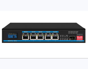 Solar Ups Ai Poe Switch with monitoring display