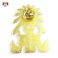 3D Gold Pating Decoration Metal Badge voor auto's