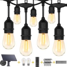 Solar S14 LED Outdoor String Lights Bulbs