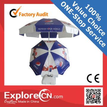 2014 customize beach umbrella for promotion