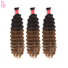 Shendu Curl Hair Bulk Kinky Curly Human Hair Extension Virgin Cuticle Aligned Brazilian Remy Hair Bulk