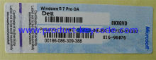 Coa Label Windows Product Key Sticker For Windows 7 Pro Oa Dell