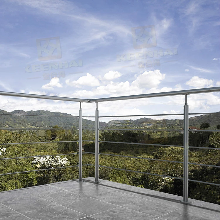 Outdoor Dia 50mm Stainless Steel Railing Handrail