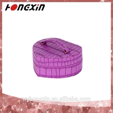 2015 beautiful leather jewelry box with miror from China