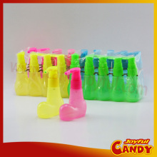 Gold shoe shaped sour spray candy