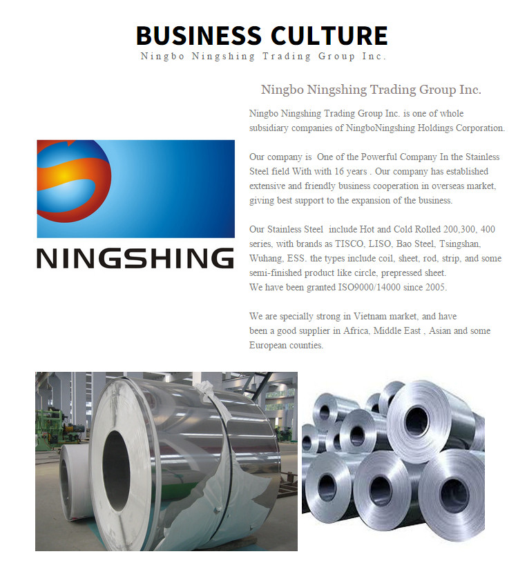 201 304 316L 410 430 Grade Stainless Steel Coil Hot Cold Rolled Prime Quality NO.1/NO.4/2B/BA