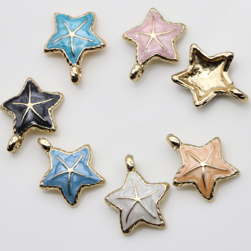 Hurtownie Alloy Sea Star Charms Kawaii Luźne Wisiorek Koraliki dla Dziewczyn Dzieci DIY Kolczyk Bransoletka Akcesoria Tworzenia Biżuterii